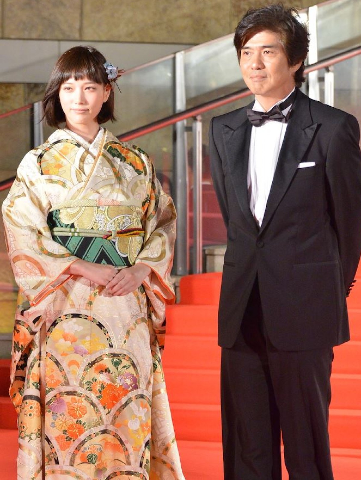 ＜TIFF2015＞本田翼、着物姿でレッドカーペット　佐藤浩市の手料理を絶賛