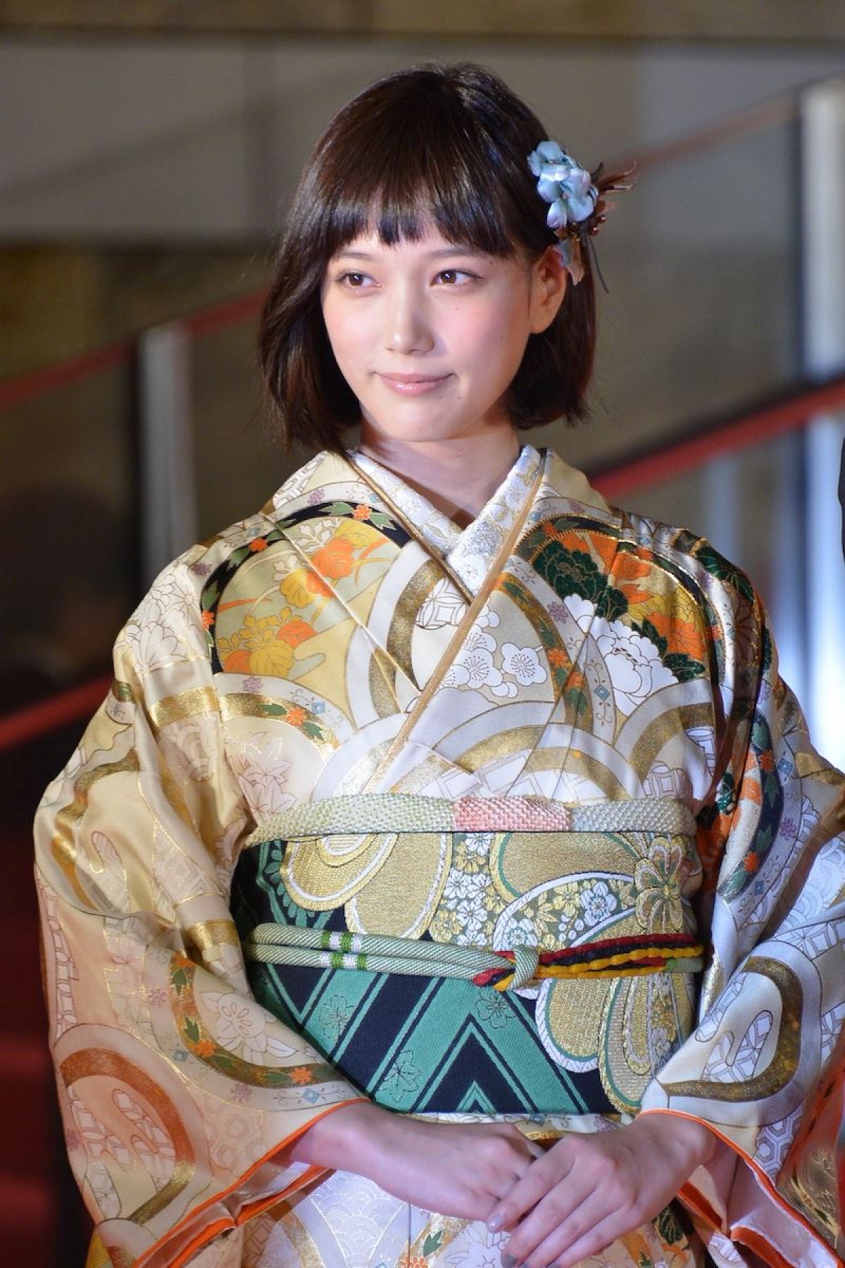 ＜TIFF2015＞本田翼、着物姿でレッドカーペット　佐藤浩市の手料理を絶賛
