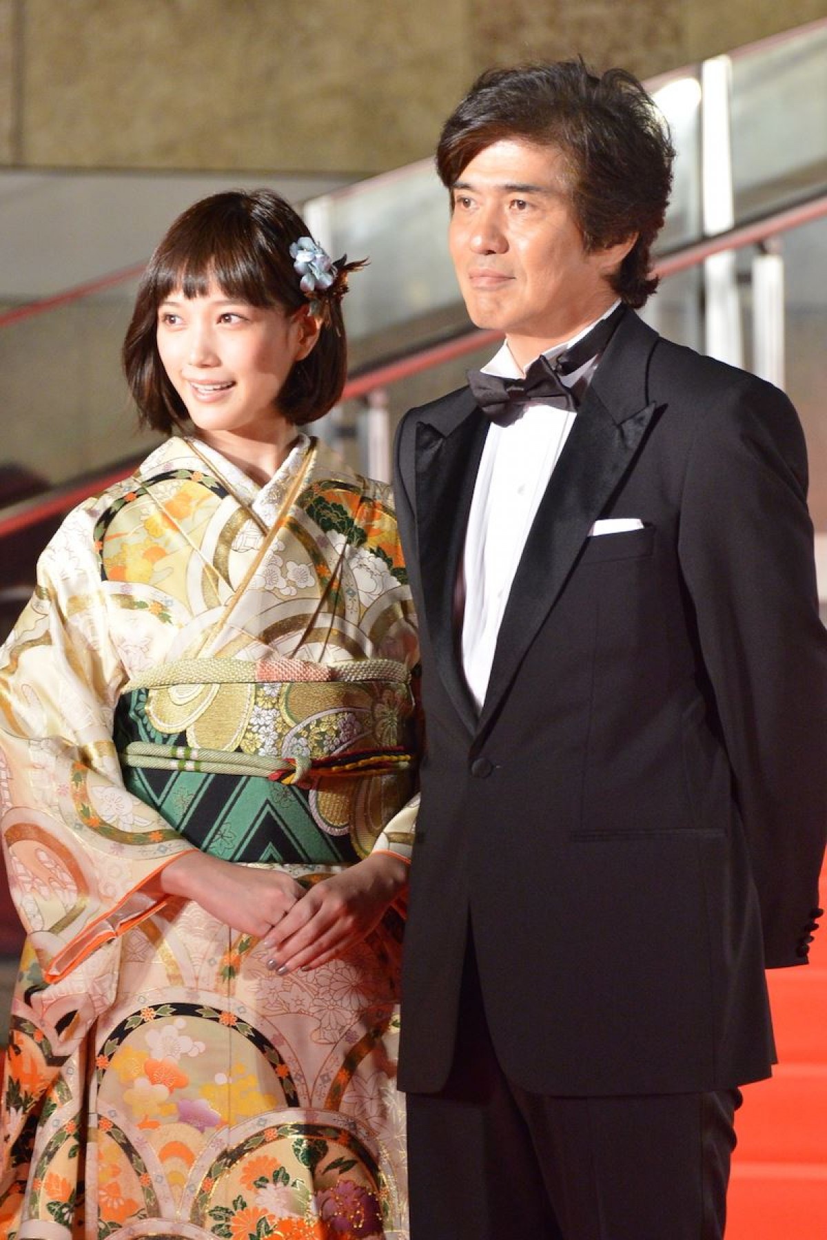 ＜TIFF2015＞本田翼、着物姿でレッドカーペット　佐藤浩市の手料理を絶賛