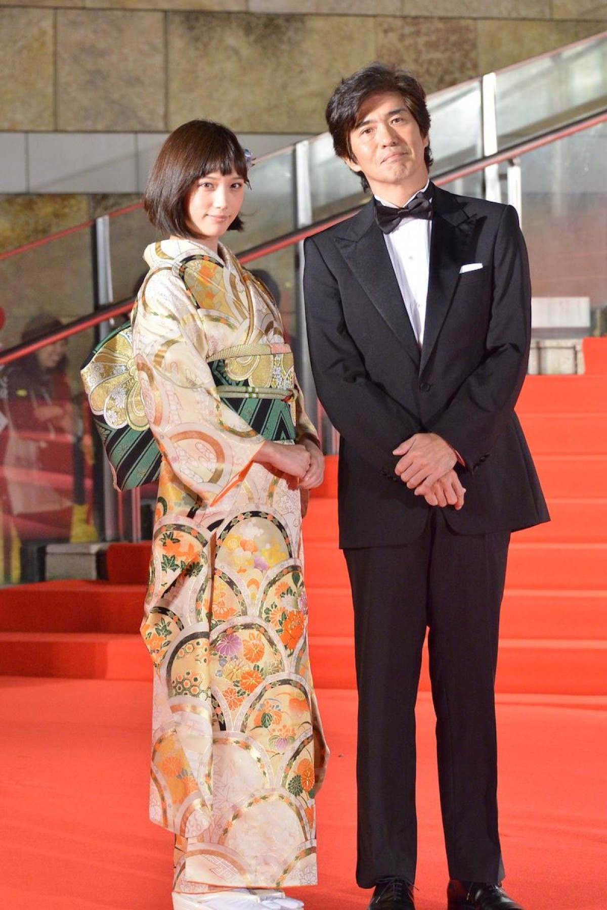 ＜TIFF2015＞本田翼、着物姿でレッドカーペット　佐藤浩市の手料理を絶賛