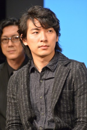 『花より男子 The Musical』製作発表記者会見に出席した上山竜治