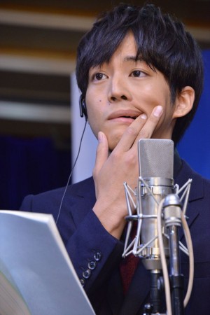 映画『パディントン』アフレコ会見に登壇した松坂桃李