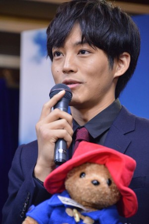 映画『パディントン』アフレコ会見に登壇した松坂桃李