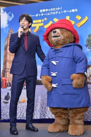 映画『パディントン』アフレコ会見に登壇した松坂桃李