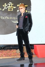 「ネスカフェ 香味焙煎 旬めぐりカフェ」開始発表イベントに登場したGACKT