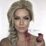 『アナと雪の女王』エルサ：Shonagh氏の手により、“ハロウィン”メイクを施されたディズニーヒロインたち