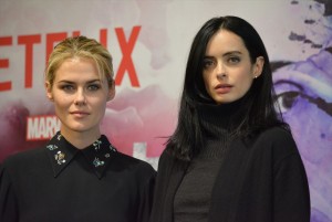 海外ドラマ『ジェシカ・ジョーンズ』来日会見に出席したクリステン・リッターとレイチェル・テイラー