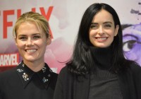 海外ドラマ『ジェシカ・ジョーンズ』来日会見に出席したクリステン・リッターとレイチェル・テイラー