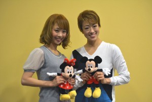 『ディズニーソングス by タカラヅカ』取材会に出席した妃海風、北翔海莉
