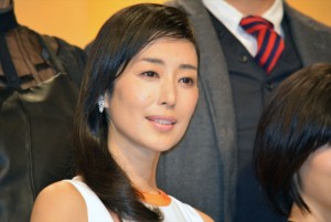 『とと姉ちゃん』出演者発表会見に出席した木村多江