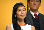 『とと姉ちゃん』出演者発表会見に出席した木村多江