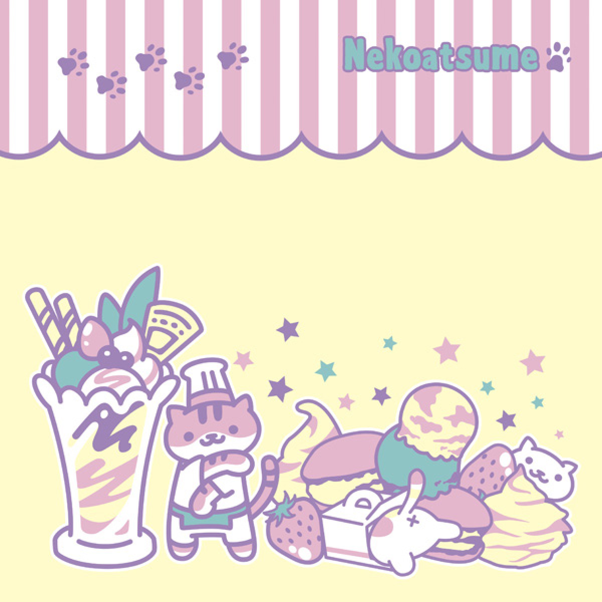 『ねこあつめ』一番くじ、A賞は“冬仕様”まんぞくさん　ツイッターキャンペーンも実施