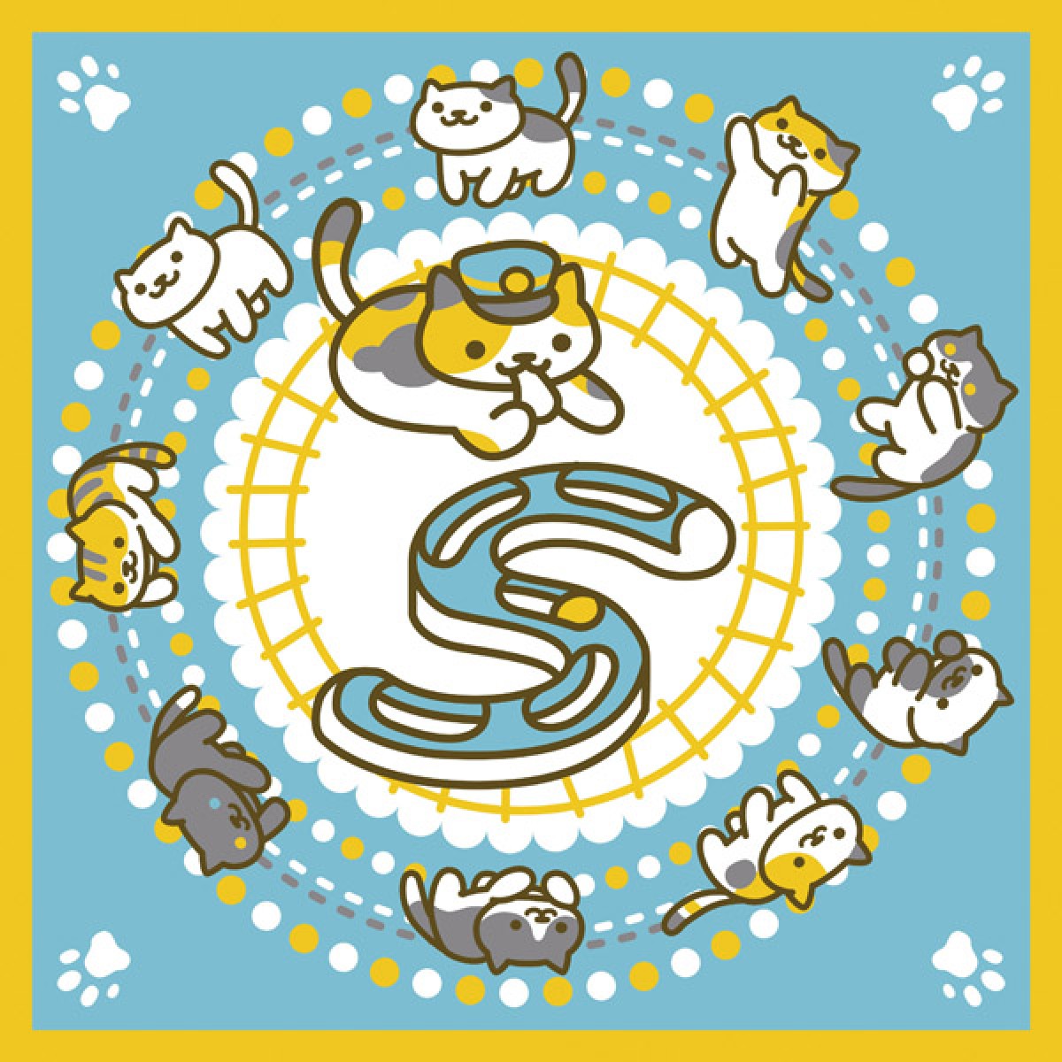 『ねこあつめ』一番くじ、A賞は“冬仕様”まんぞくさん　ツイッターキャンペーンも実施