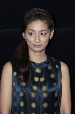 『フジコ』完成披露試写会に登壇した尾野真千子