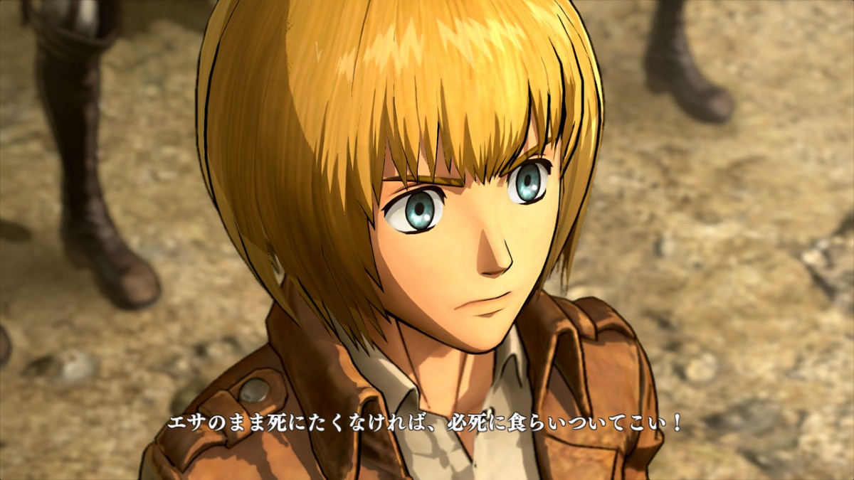 ゲーム版『進撃の巨人』、高再現度の追加ビジュアル公開！ アニ、クリスタら登場