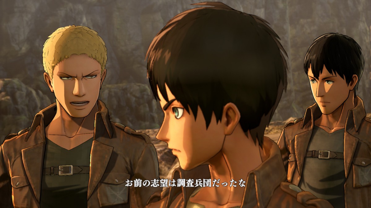 ゲーム版『進撃の巨人』、高再現度の追加ビジュアル公開！ アニ、クリスタら登場