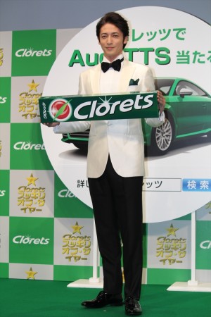 『Clorets スッキリ・オブ・ザ・イヤー2015』に登壇した玉木宏