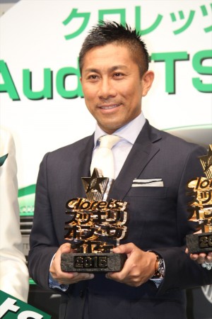 『Clorets スッキリ・オブ・ザ・イヤー2015』に登壇した前園真聖