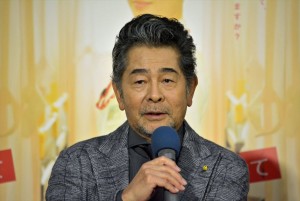 古谷一行、ドラマ『わたしをみつけて』記者会見にて