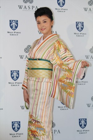 藤原紀香、「WASPA グランドオープンプレス発表会」にて
