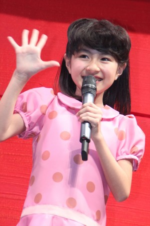 『I LOVE スヌーピー THE PEANUTS MOVIE』ジャパン・スペシャルイベントに登場した小林星蘭