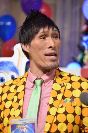 篠原信一、『インサイド・ヘッド』ツリー点灯式にて