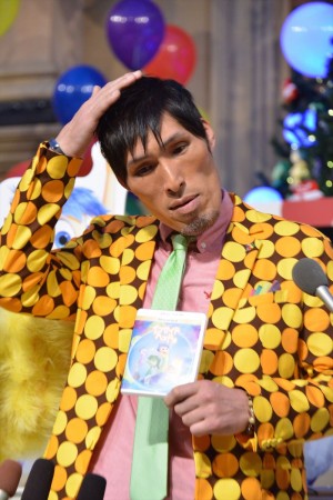 篠原信一、『インサイド・ヘッド』ツリー点灯式にて