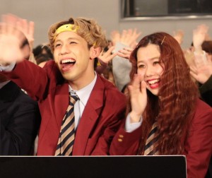 映画『劇場霊』女子学生限定試写会イベントに登壇したりゅうちぇる＆ぺこりん