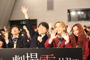 映画『劇場霊』女子学生限定試写会イベントの様子