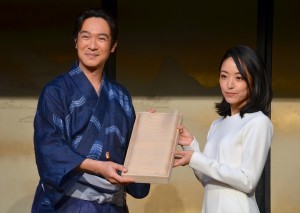 「NHK大河ドラマ主演 バトンタッチセレモニー」の様子