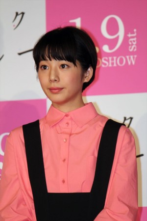 『ピンクとグレー』完成披露イベントに登壇した夏帆