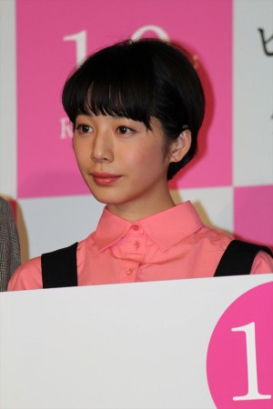 『ピンクとグレー』完成披露イベントに登壇した夏帆