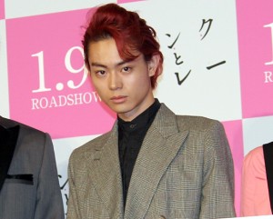 『ピンクとグレー』完成披露イベントに登壇した菅田将暉