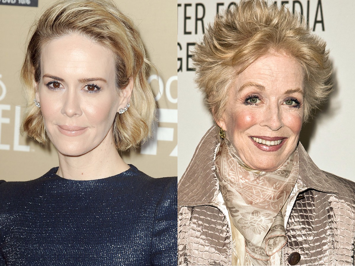 32歳年上の女優ホーランド・テイラー(右)と交際しているというサラ・ポールソン