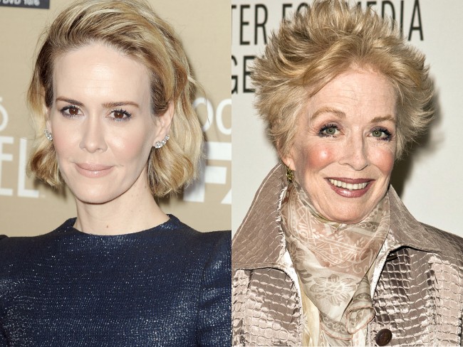 32歳年上の女優ホーランド・テイラー(右)と交際しているというサラ・ポールソン