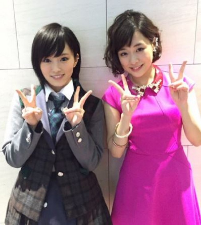 山本彩&大原櫻子、ツーショット