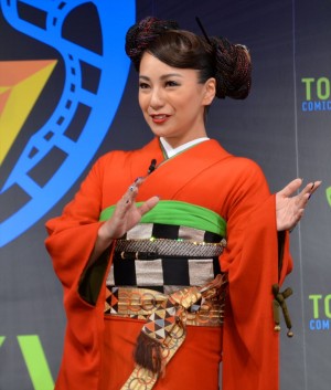 東京コミコン2016記者発表会に出席した三船美佳