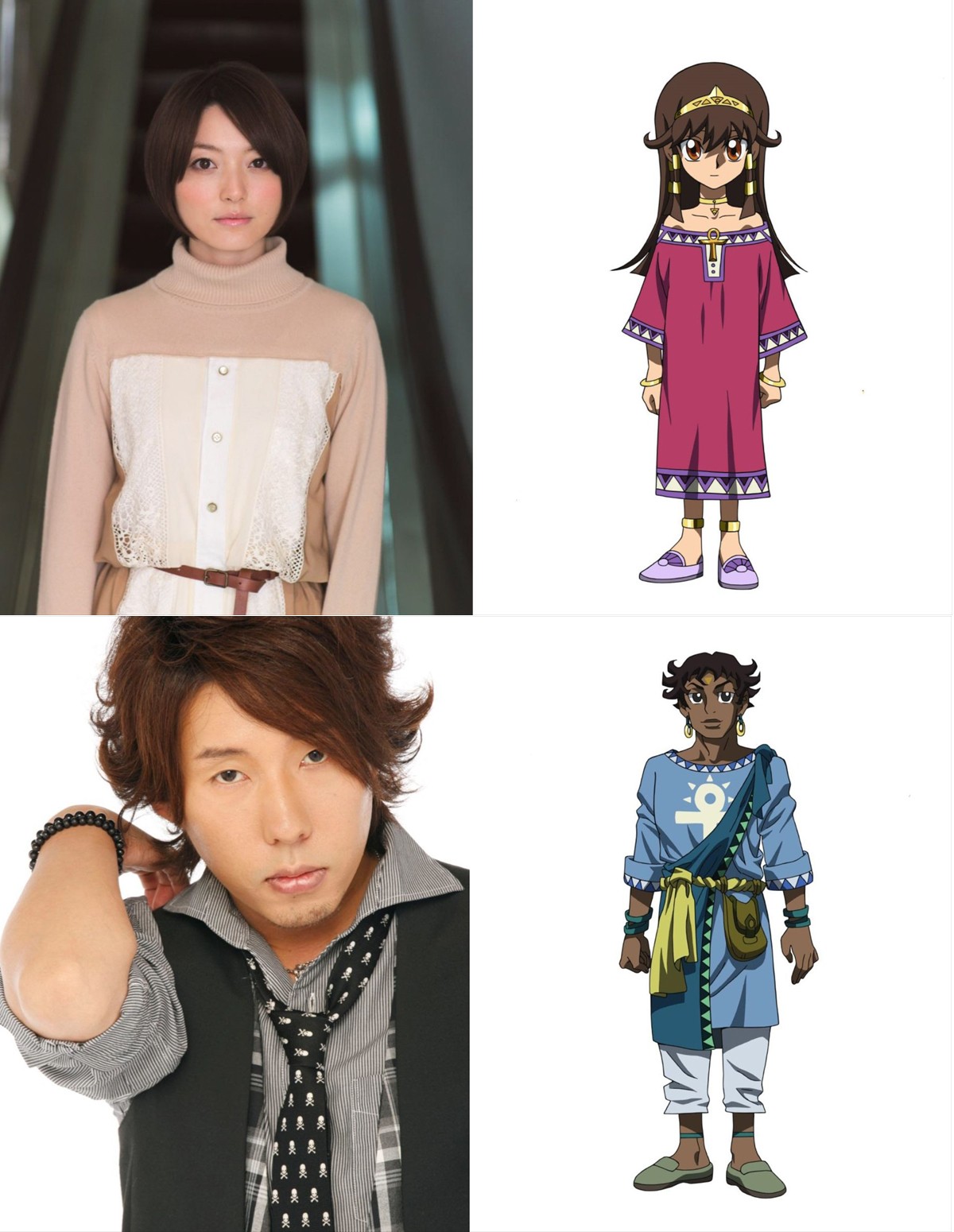 花澤香菜＆日野聡、“藍神”林遣都と共演　劇場版『遊☆戯☆王』で謎の新キャラ役に