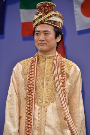 『映画ちびまる子ちゃん イタリアから来た少年』完成披露舞台挨拶に登壇した劇団ひとり