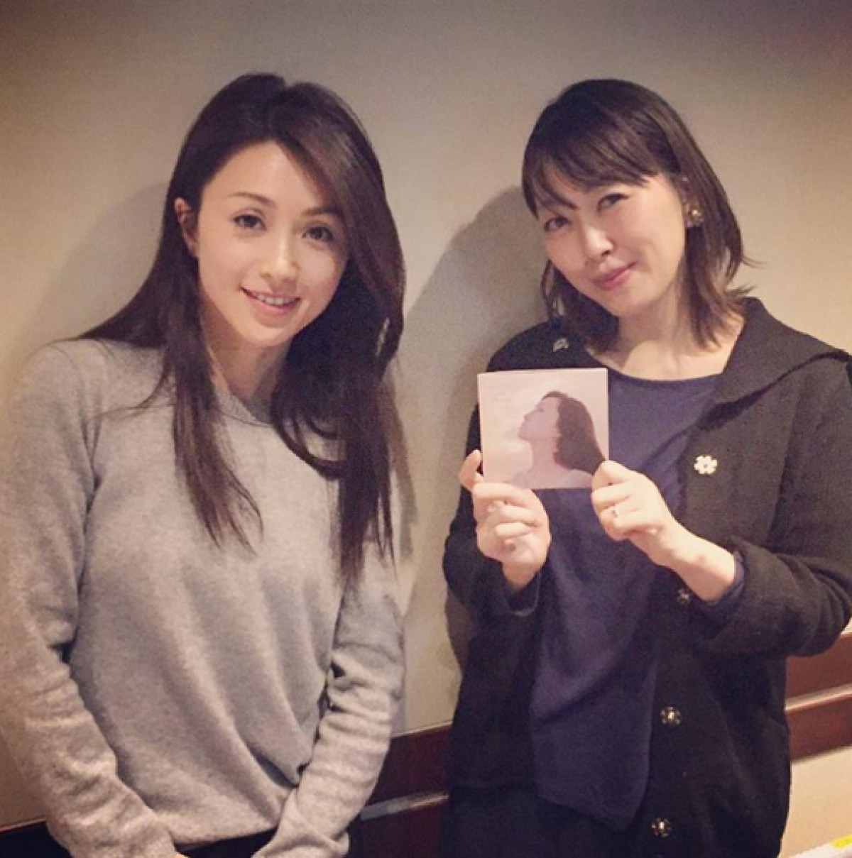 酒井法子と坂本美雨の2ショット