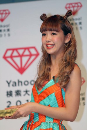 「Yahoo！検索大賞2015」発表会に出席した藤田ニコル