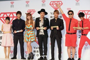 「Yahoo！検索大賞2015」発表会の様子