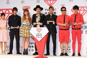 「Yahoo！検索大賞2015」発表会の様子