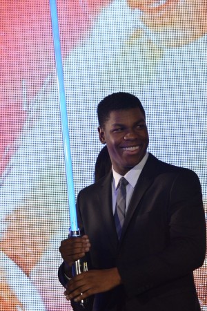 ジョン・ボイエガ、『スター・ウォーズ／フォースの覚醒』ジャパンプレミアにて