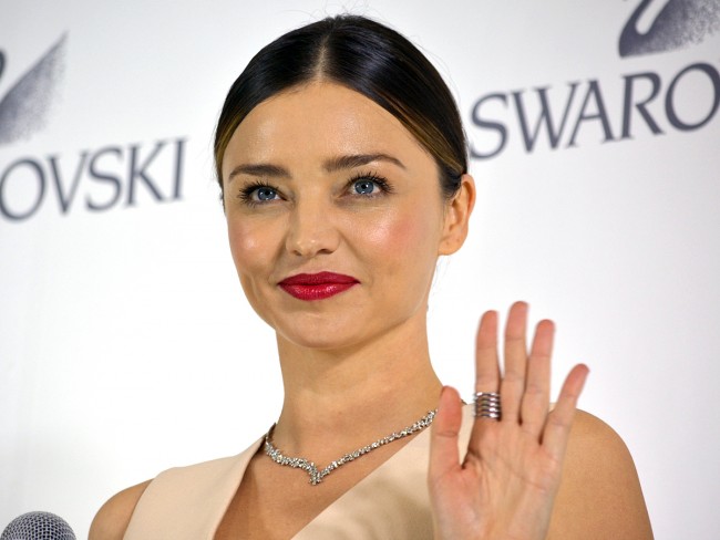 ミランダ・カー　来日20151213　SWAROVSKI Christmas Tree With Miranda Kerr 記者会見