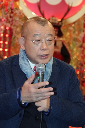 『ブラタモリ×鶴瓶の家族に乾杯 真田丸スペシャル』取材会に登場した笑福亭鶴瓶