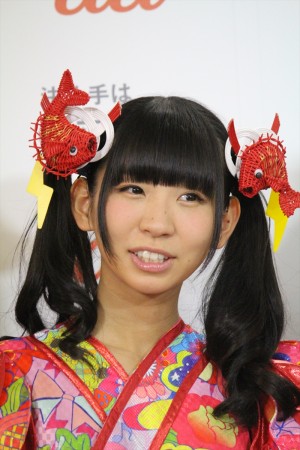 「スマホ災難が起きる!?でんぱ組メンバー 生記者会見！」に出席した古川未鈴