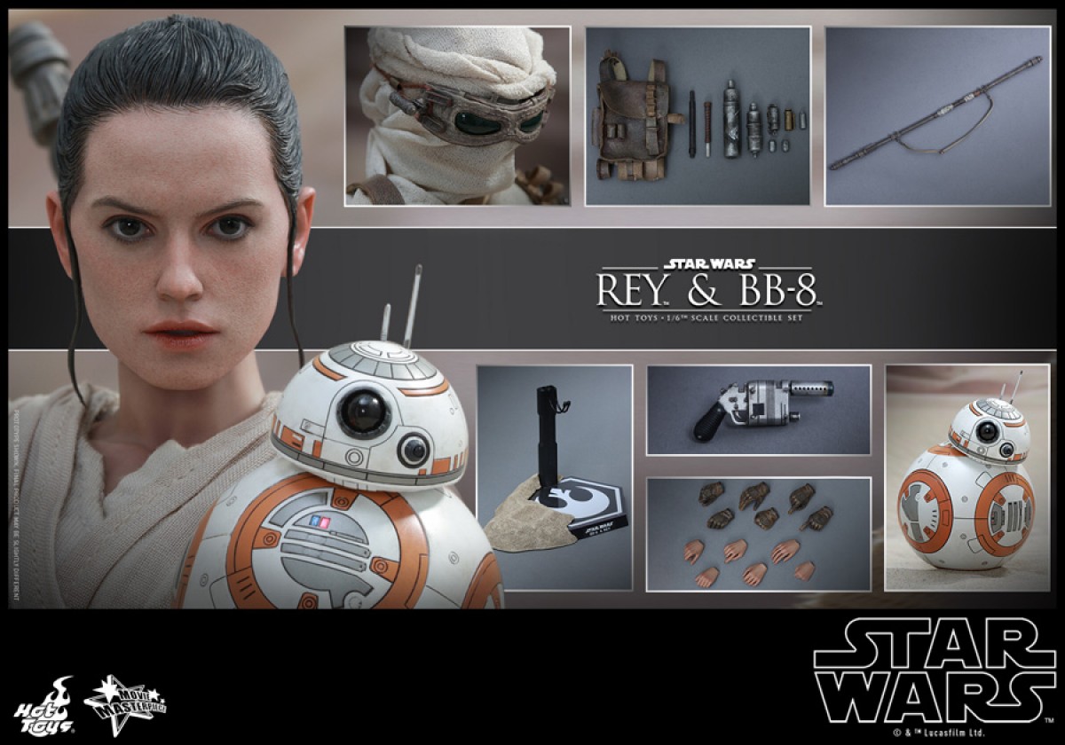 『スター・ウォーズ／フォースの覚醒』ヒロイン・レイ＆BB-8のフィギュア登場