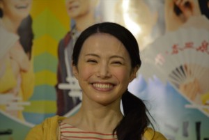 NHKスペシャルドラマ『富士ファミリー』記者会見に出席したミムラ