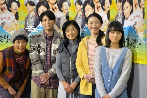 NHKスペシャルドラマ『富士ファミリー』記者会見の様子